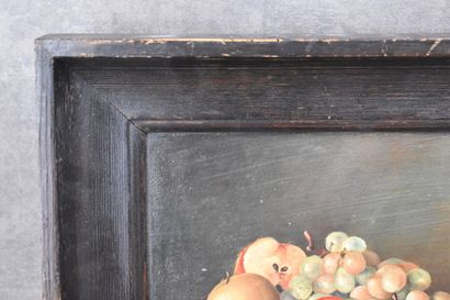 F.G LEROY (XXe siècle), Pommes et raisins,...