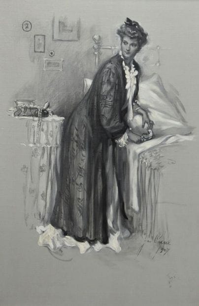 Jean CARREL (XXe siècle). Femme au révolver,...