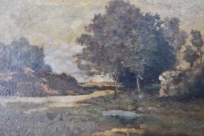 Ecole française du XIXe siècle, Chemin aux...