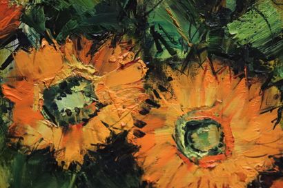 Pierre LETELLIER (1928-2000), Les fleurs...