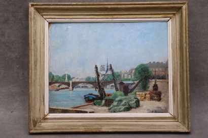 Quai de Seine
Alexandre BONIN (1876 - 1943)...