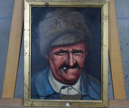 Claude PALLOT (1901-1987), Portrait d'homme,...
