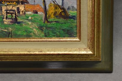 Julien DURIEZ (1900-1993), Ferme bressane,...