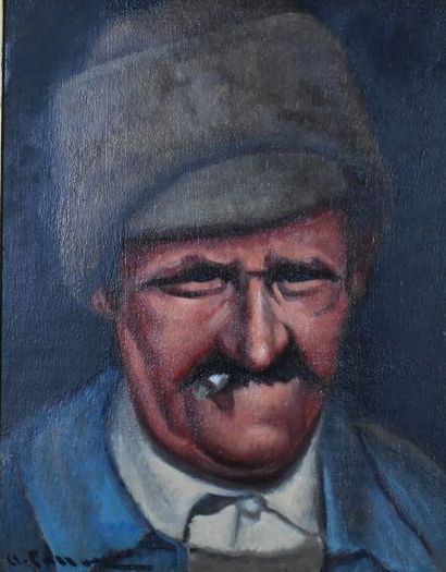Claude PALLOT (1901-1987), Portrait d'homme,...