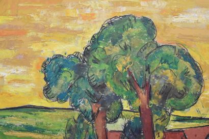 Raymond GAY BELLILE (XX), Au bord de la route,...