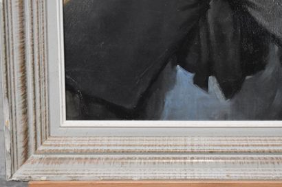 Claude PALLOT (1901-1987), Portrait de vieille...