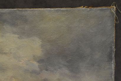 Louis BRETAGNE (XIXè siècle), Pêcheurs sur...