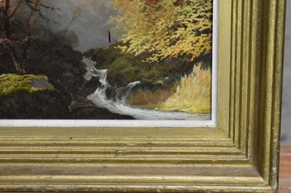 Honoré THEVENOT (XXème siècle), Automne dans...
