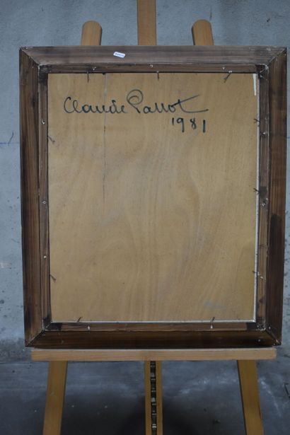 Claude PALLOT (1901-1987), Portrait de vieille...