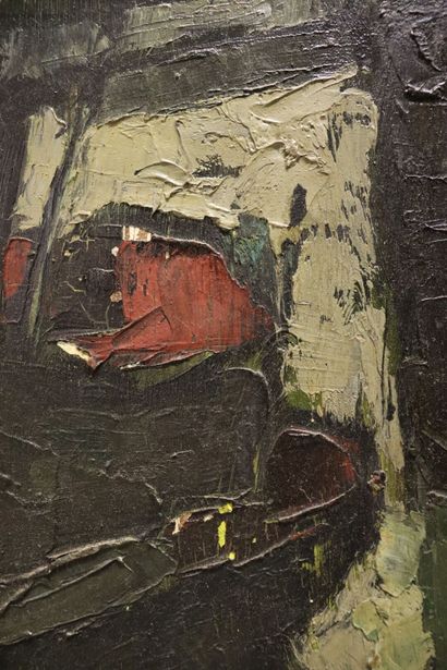 Raymond ELSEVIERS (1914-1999), Port, huile...