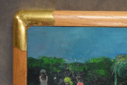 Gesner ARMAND (1936-2008). Scène de genre,...
