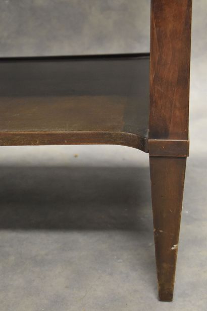 Jean DEMOULIN (1715-1798).
Console en acajou...
