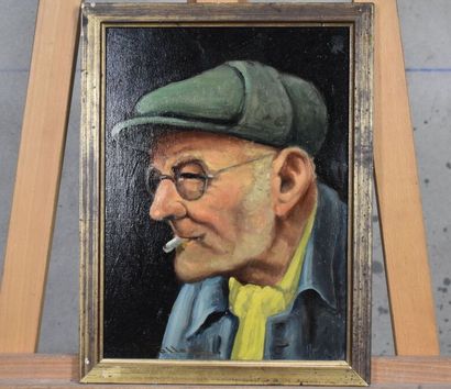 Claude PALLOT (1901-1987), Portrait d'homme...