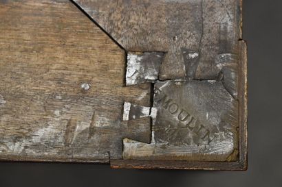 Jean DEMOULIN (1715-1798).
Console en acajou...
