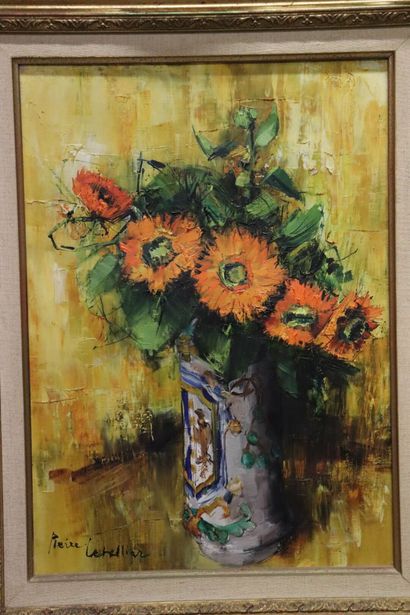 Pierre LETELLIER (1928-2000), Les fleurs...