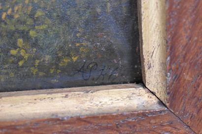 École du XXe siècle, Soldat camouflé, huile...