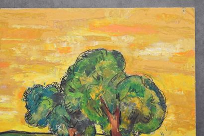 Raymond GAY BELLILE (XX), Au bord de la route,...
