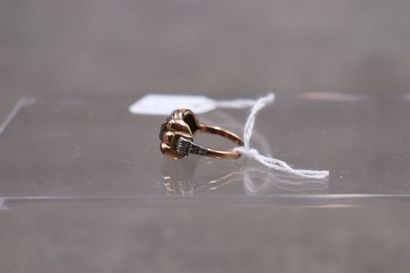 Bague plaqué or. TDD : 53