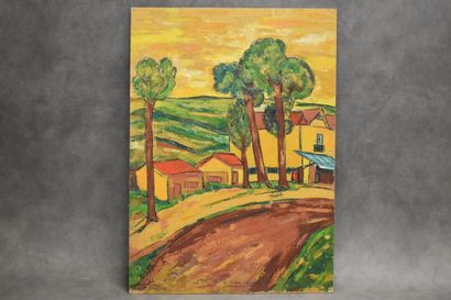 Raymond GAY BELLILE (XX), Au bord de la route,...