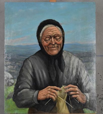 Claude PALLOT (1901-1987), Portrait d'une...