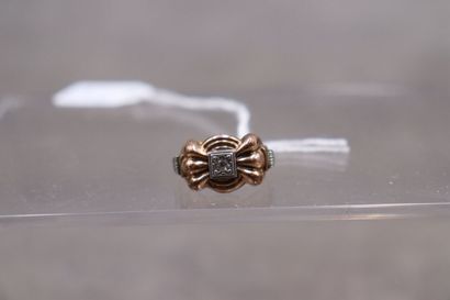 Bague plaqué or. TDD : 53