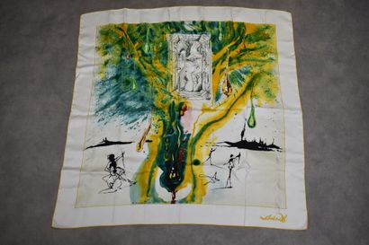 Édition DEMART / Salvador DALI. Foulard en...