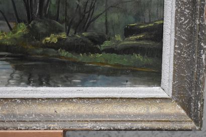 Claude PALLOT (1901-1987), Vue sur l'Arroux,...