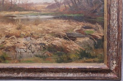 Raymond DESVARREUX (1876-1961) Paysage, huile...