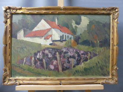 Betzy Maria Petrea LIBERT (1859-1944). Paysage,...