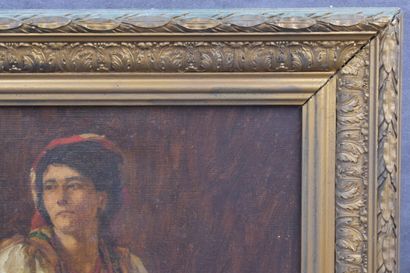 Gitane aux mains jointes,
Ecole du XXe siècle,...