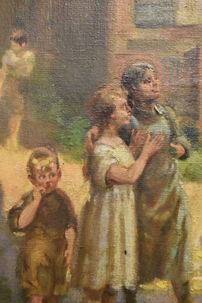 Charles Eugène BUNEL (1863-?), Soldats dans...
