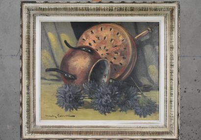 Claude PALLOT (1901-1987), Nature morte aux...