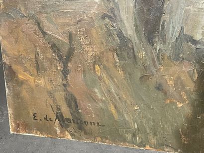 Etienne DE MARTENNE (1868-1920), Paysage...