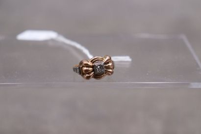 Bague plaqué or. TDD : 53
