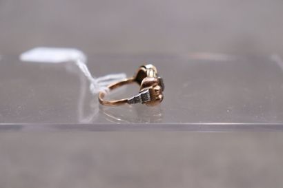 Bague plaqué or. TDD : 53