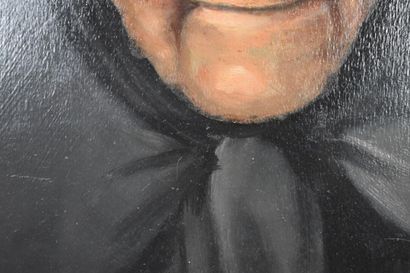 Claude PALLOT (1901-1987), Portrait de vieille...