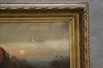 École européenne du XIXe, Paysage de château...