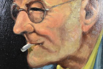 Claude PALLOT (1901-1987), Portrait d'homme...