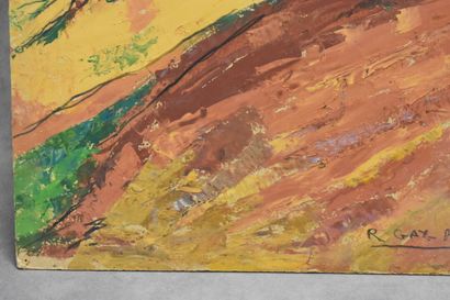 Raymond GAY BELLILE (XX), Au bord de la route,...