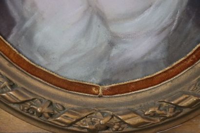 School of the XIXth century, Portrait in...