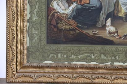 Jean-Baptiste GREUZE (1725-1805) after, L'Accordée...