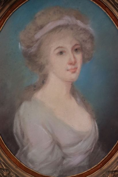 School of the XIXth century, Portrait in...