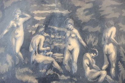 French school of the XIXth century, Five...