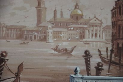 School of the XXth century, View of Venice,...