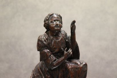 Ecole du XVIIIème siècle, Femme agenouillée,...