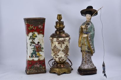 Meeting of three various objects including...