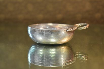 Tastevin en argent poinçon minerve avec prise...
