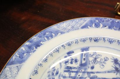 CHINE - Compagnie des Indes 
Suite of 4 porcelain...