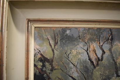 Nanette GENOUD (1907-1987), Landscape with...
