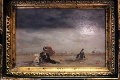 Bord de mer,
Henri SAINT-CLAIR (1899-1900),...